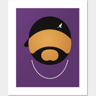 J Dilla (face only) Posters and Art